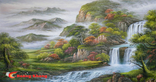 Tranh Núi - Nước - Phong Thuỷ